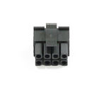 3.0mm Mirco Mini Fit پلاگین سیم مسیحی به پانل Connector PA66 Black ROHS