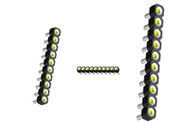 WCON 2.54 mm Round Pin Header Singer Row 180 ° DIP H = 3.0 PPS طول 8.3 mm ROHS سیاه