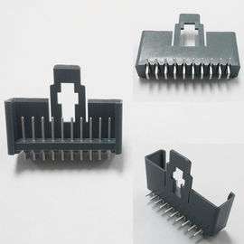 2.50mm پیک 10 پین R / A DIP ویفر مسطح سیم به اتصال دهنده تخته SN پوشش داده شده است
