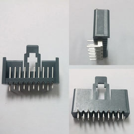 2.50mm پیک 10 پین R / A DIP ویفر مسطح سیم به اتصال دهنده تخته SN پوشش داده شده است