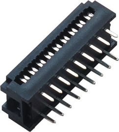 برنجی Sel Au / Ni 2 * 9P DIP پلاگین 2.54 * 7.62mm PBT 30٪ GF UL94V-0 ROHS