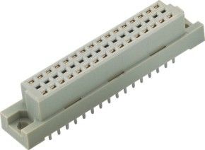 48 پین مستقیم DIP PBT Din 41612 اتصال دهنده PBT خاکستری 2.54mm نوع اتصال اروپا
