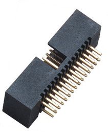 1.27 * 2.54 mm زمین سربرگ 2 * 15P H = 5.9 طلا اندود نمونه PA9T DIP رایگان