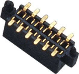 1.27mm دو ردیف 180 درجه SMT پین هدر اتصال ماده با های مختلف ارسال و فلزی