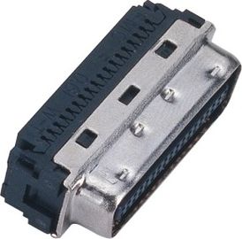 کانکتورهای پین کامپیوتر 1.27 میلی متری CEN-TYPE14~100P سیاه رنگ نوع روبان IDC برای کابل ROHS