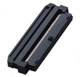IDC سوکت اتصال 2.00mm با رمپ قفل PBT سیاه بهار TYPE ROHS
