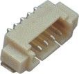 1.25mm Pitch Wafer 5 Pin اتصالات سیم برای هیئت مدیره 1.0AMP 90 ° SMT