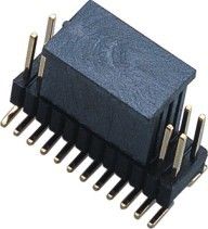 1.27mm نسوز * 2.54 mm زمین سربرگ / هیئت مدیره PCB نر پین هدر