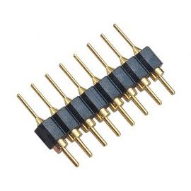 نوع مستقیم 8P WCON PCB 2.54mm پین اتصال دهنده با PPS رنگ مشکی رنگ ROHS