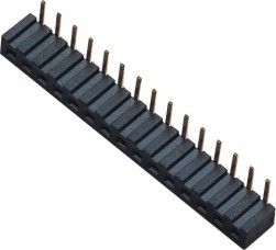 Female Header Connector زاویه راست PA9T طلا فلش دمای بالا