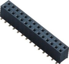 2.54 میلی متر اتصال دهنده Header Female PA9T فسفر برنجی برنجی 3.0AMP