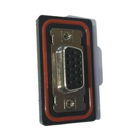 WCON D-SUB اتصال زن سه ردیف 15P ضد آب PBT سیاه ROHS