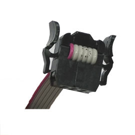 هدر لچ WCON 2.54mm IDC 6P با SR PBT Black Sel.1U "Au / Ni ROHS