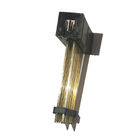 2.54mm Pitch Box Header Connector مستقیم PBT Black ، افزودن پلاستیک ROHS 12P