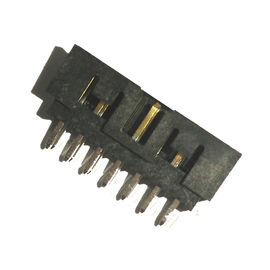 راست PA9T سیاه 2.00 جعبه هدر 14P H = 6.4 Sel.Gold فلش / Sn ROHS