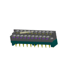 Blue PBT Straight H = 8.4 5p Euro Terminal Block با حفاظت 3.81mm SN ROHS پوشش داده شده است