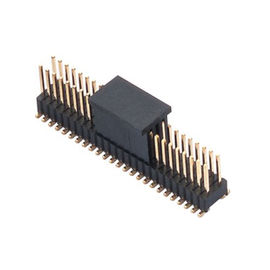 1.27mm نسوز * 2.54 mm زمین سربرگ / هیئت مدیره PCB نر پین هدر