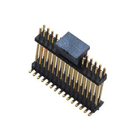دوجداره SMT زاویه اتصال سربر 1.27 مگا پیک PA9T 2x20 پین