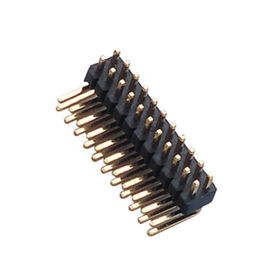 دوجداره SMT زاویه اتصال سربر 1.27 مگا پیک PA9T 2x20 پین