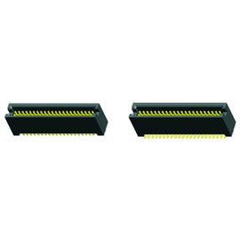 پلاستیک سیاه 1.27 Box Header 50Pin SMT LCP با Diff.Post درجه حرارت مواد ROHS