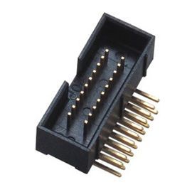چهار ردیف H = 10.5 1.27 * 2.54 مگا پیکچر رابط سرامیکی مستقیم PA9T سیاه ROHS