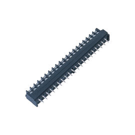 پایانه 7.62mm بلوک تک ردیف PA66 سیاه و سفید نوار Snap 25٪ GF UL94V-0 برنج