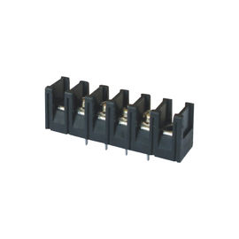 پایانه 7.62mm بلوک تک ردیف PA66 سیاه و سفید نوار Snap 25٪ GF UL94V-0 برنج