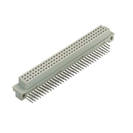 48 پین مستقیم DIP PBT Din 41612 اتصال دهنده PBT خاکستری 2.54mm نوع اتصال اروپا