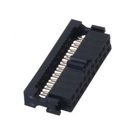 20 پین 2.00mm IDC سوکت اتصال زن زنانه با سر و صدا PBT فسفر برنز سل Au / Sn