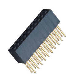 PA9T Female Header Connector DIP اتصال دهنده PCB 2.54mm H = 8.5mm با ضربه