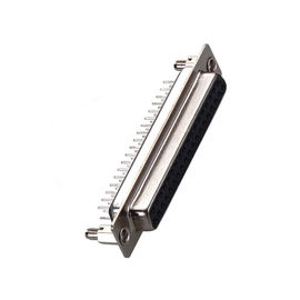 WCON D SUB اتصال 25P زن دو ردیف مستقیم نوع PBT سیاه ROHS