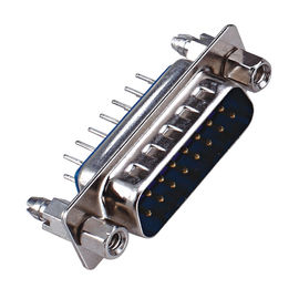 WCON D SUB اتصال 25P زن دو ردیف مستقیم نوع PBT سیاه ROHS