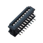 WCON 2.54mm DIP Plug Connector PBT سیاه برنج sel.1U &quot;Au / Ni. سینی بسته بندی UL94V-0