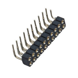پین مستقیم SMT پین هدر 2.00mm 2 * 20P اتصال مدار انجمن