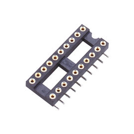 WCON 2.54mm IC Socket DIP Head pin pin Header H = 3.0، L = 7.43 Row of Pitch 7.62 ROHS black