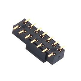 SMT زنبق زنانه 2.54 میلیمتر PA9T UL94V-0 تک ردیف