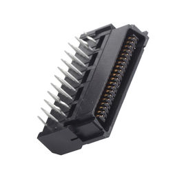 اتصال دهنده های پین کامپیوتر 1.27mm نوع T 68 پین اتصال 90 درجه DIP PBT فسفر برنز