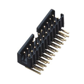 2.00 هیئت مدیره به اتصالات سیم 180 درجه DIP H = 6.4 جعبه هدر Au یا Sn بیش از نیکل