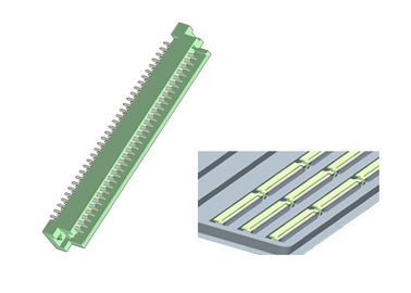 اتصال اروپا مستقیم DIP PBT خاکستری PCB نر 96Pin Din 41612 2.54mm ROHS