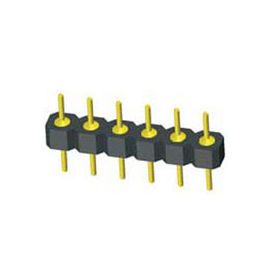 نوع مستقیم 8P WCON PCB 2.54mm پین اتصال دهنده با PPS رنگ مشکی رنگ ROHS