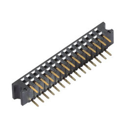اتصال هدر پین زن 2.54 میلی متری زاویه راست PA9T فلش طلای سیاه ROHS